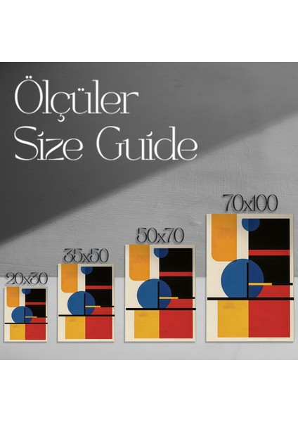 Geometrik Soyut Sanat Tablosu modelleri