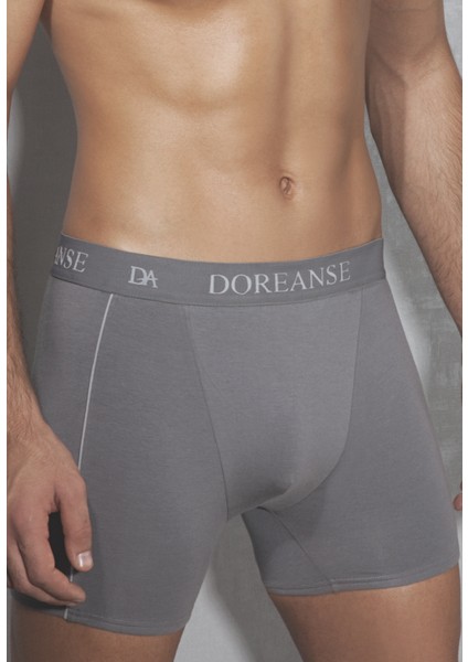 Erkek Modal Çizgili Normal Paça Boxer 1780