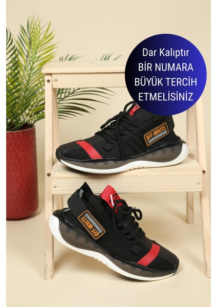 GUJA Şeffaf Taban Triko Erkek Spor Ayakkabı S