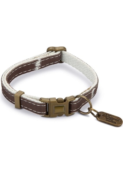 Lotte Kedi Tasması 30cm x 10mm Kahverengi