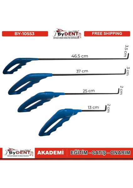 Pdr Boyasız Göçük Düzeltme 8 Parça Çubuk Seti fiyatları