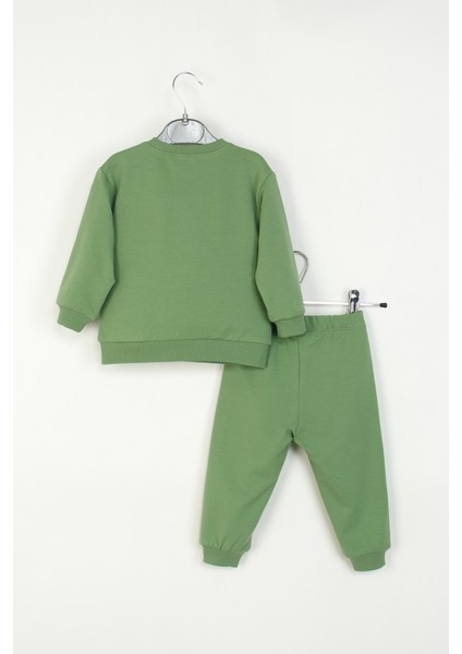Erkek Bebek Desenli Eşofman Takımı Köpek Baskılı Sweatshirt Alt-Üst Takım fiyatları