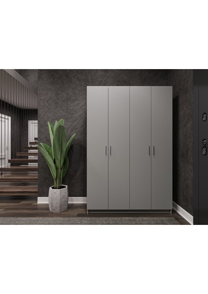 %100 Mdflam Vestiyer & Portmanto V-08 (120CM)