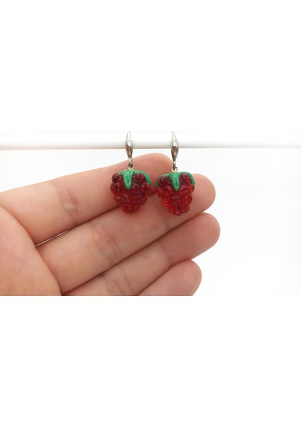 Böğürtlen Küpe Murano Cam El Yapımı fırsatları