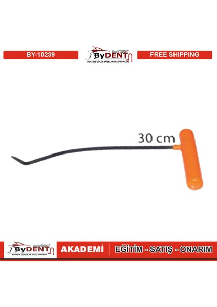 Pdr Boyasız Göçük Düzeltme Özel Tasarım Çubuk 30 cm