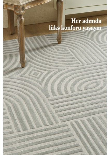 Modern Halı Salon Halısı Oturma Odası Halısı Yolluk Gri Halı Hav Toz Vermez Kolay Temizlenebilir fiyatları