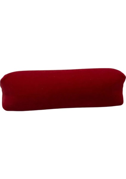 Süet Kumaş Bordo Renk 20 cm Rulo Takı Yastığı modelleri