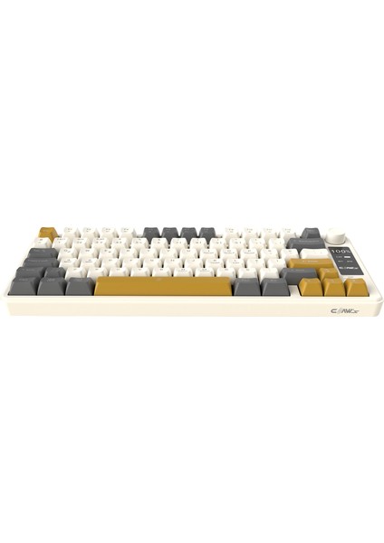 Flux Air Kablosuz 3 Modlu LCD Ekran - Chromatic Rgb Modlu - Ses & Rgb Kontrolcüsü - Ultra Tepkime & Konfor 78 Tuş Membran Gaming & Ofis Klavyesi (2.4g + Bt1 + Bt2 + Type-C) fiyatları