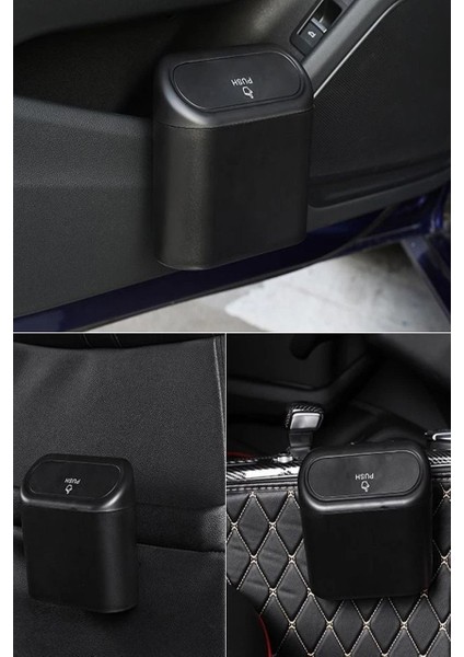 Araç Içi Düzenleyici Çöp Kovası + Ön Cam Telefon Tutucu Vantuzlu Uzayabilen + Ön Cam Torpido Üstü Fosforlu Numaratör