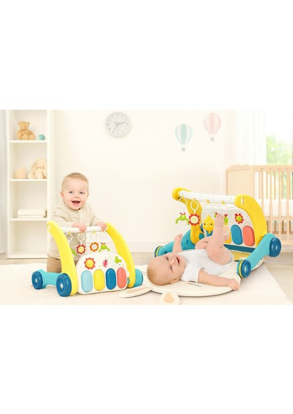 2’si 1 Arada Piyanolu Bebek Yürüteci | Oyun & Yürüme Arkadaşı fiyatları