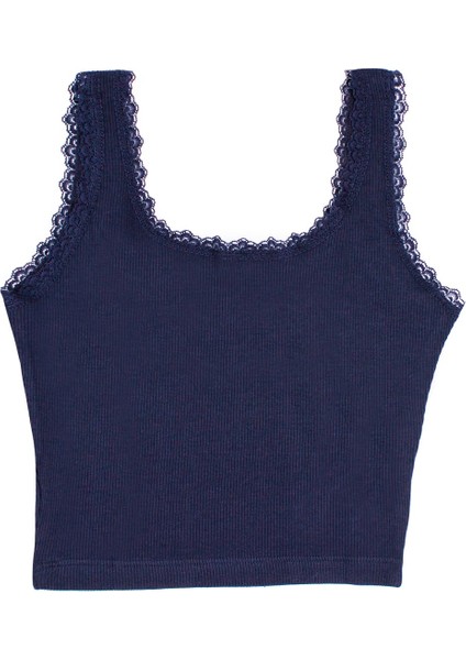 Kadın Sütyen Kalın Askılı Fitilli Büstiyer (%96 Pamuk - %4 Elastan) fiyatları