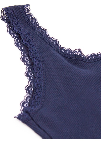 Kadın Sütyen Kalın Askılı Fitilli Büstiyer (%96 Pamuk - %4 Elastan) fırsatları