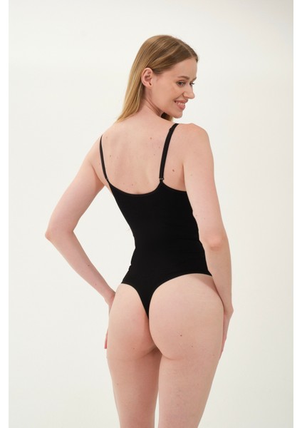 Mimola Model Göbek Karın Toparlayıcı Korse Etkili Alttan Zıbınlı String Body