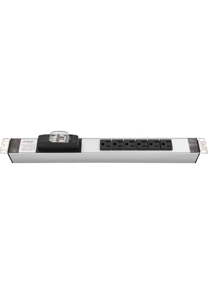 19" 1u Amerikan Tipi Grup Priz 6`lı 16A Sigortalı Kablolu Rack Mount Pdu fiyatları