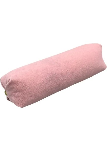 Süet Kumaş Pembe Renk 20 cm Rulo Takı Yastığı
