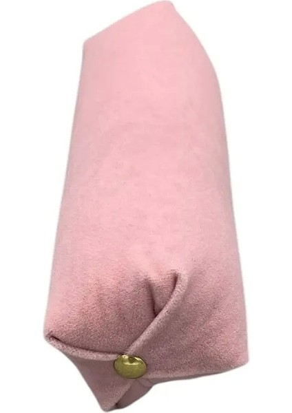 Süet Kumaş Pembe Renk 20 cm Rulo Takı Yastığı fiyatları