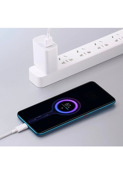 Xiaomi Uyumlu Şarj Aleti 33 Watt Note 8/9/10 Uyumlu Kablolu Set Hızlı Şarj Aleti Başlık 33 W Turbo modelleri