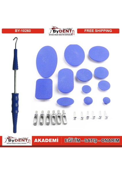 Pdr Boyasız Göçük Düzeltme Tokmak Set 45 Parça
