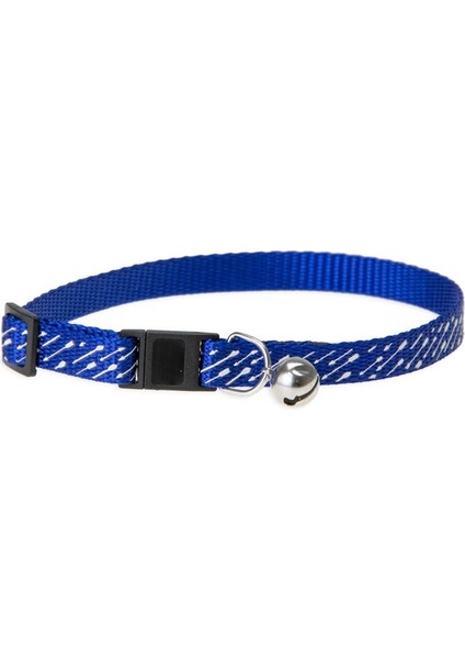 Kedi Tasma 10mm X 30cm Mavi