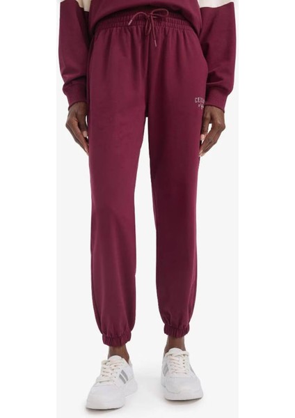 Defactofit Nba Chicago Bulls Jogger Bordo Kadın Eşofman Altı E8917AX/BR170 indirimleri