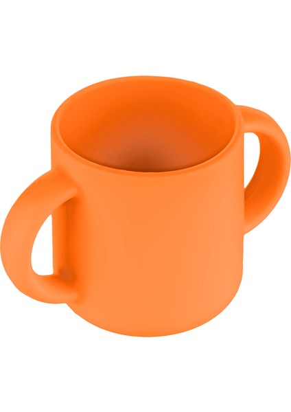 Silikon Kulplu Bardak Sunset Turuncu