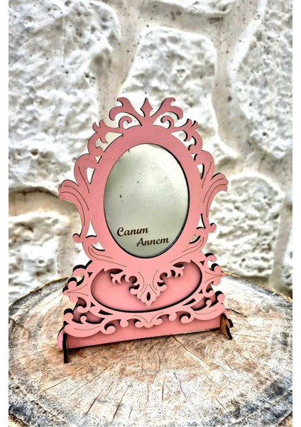 5 Adet Anneler Günü Hediye Avangart Masa Üzeri Aynalık Boyama Etkinlik Çocuk