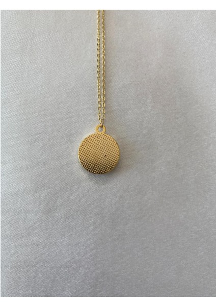 M Harfli Kolye Altın Renk modelleri