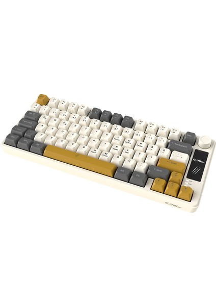 Claw’s Flux LCD Logo Ekran - Rainbow Bölgesel Işıklandırma - Ses Kontrolcüsü - Ultra Tepkime & Konfor 78 Tuş Membran Gaming & Ofis Klavyesi modelleri