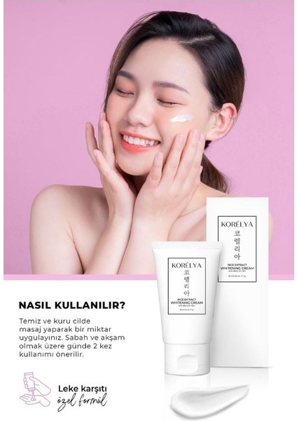 Pirinç Mayası Leke Karşıtı Beyazlatıcı Krem - Rice Yeast Whitening Cream 50 ml fiyatları