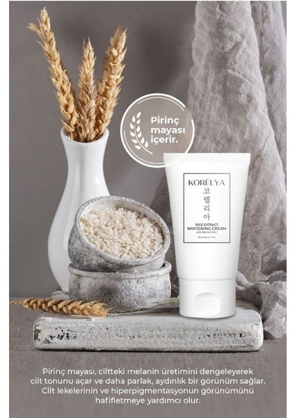 Pirinç Mayası Leke Karşıtı Beyazlatıcı Krem - Rice Yeast Whitening Cream 50 ml modelleri
