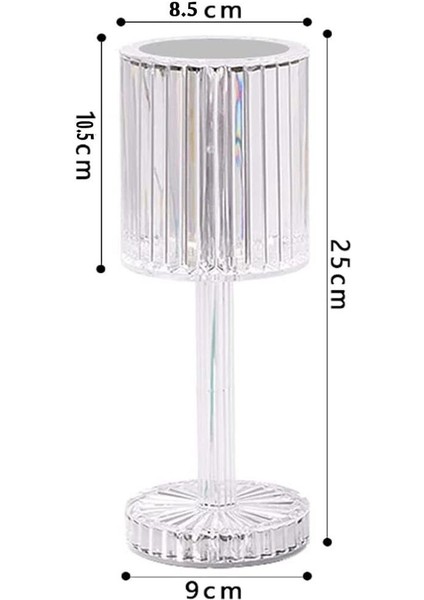HA-1788 Dekoratif Rgb Led'li Ambiyans Masa Gece Lambası Şarjlı Dokunmatik Tuşlu fiyatları