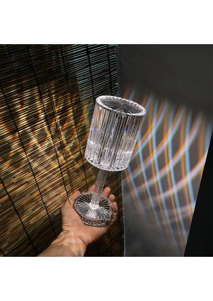 HA-1788 Dekoratif Rgb Led'li Ambiyans Masa Gece Lambası Şarjlı Dokunmatik Tuşlu modelleri