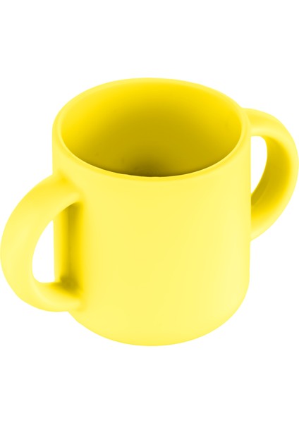 Silikon Kulplu Bardak Sunrise Sarı