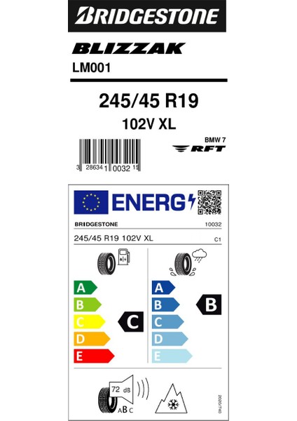 245/45 R19 102V Xl LM001 Rft Oto Kış Lastiği (Üretim Yılı:2025) fiyatları