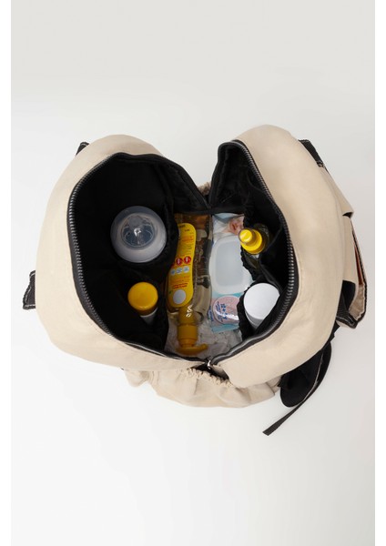 Anne Bebek Bakım Sırt Çantası Biberon Termoslu Sıvı Geçirmez Bebek Çantası modelleri