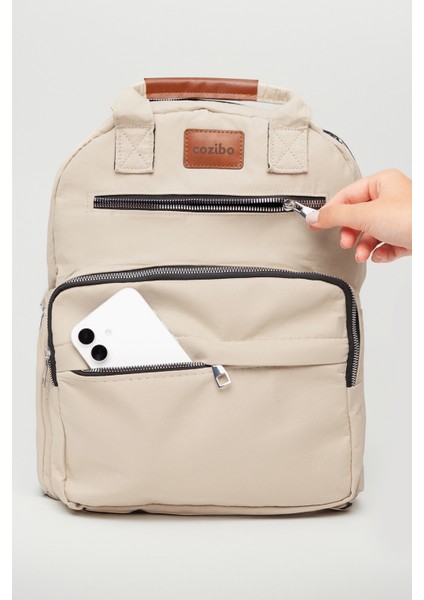 Anne Bebek Bakım Sırt Çantası Biberon Termoslu Sıvı Geçirmez Bebek Çantası