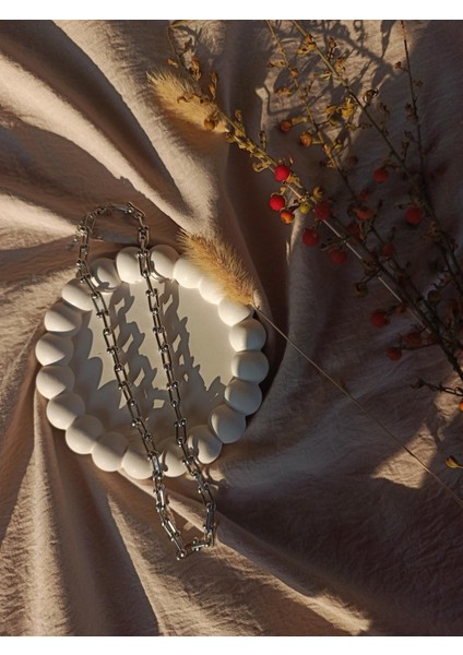 Gümüş Renkli Tiffany Zincir Kolye fiyatları