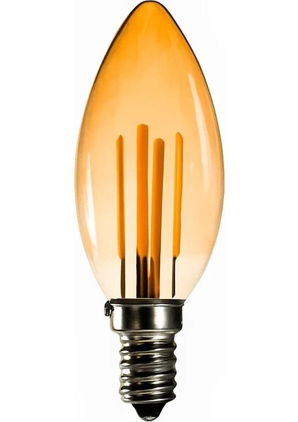BR-AL05 400 Lümen 5W Amber E14 Rustik Ampul
