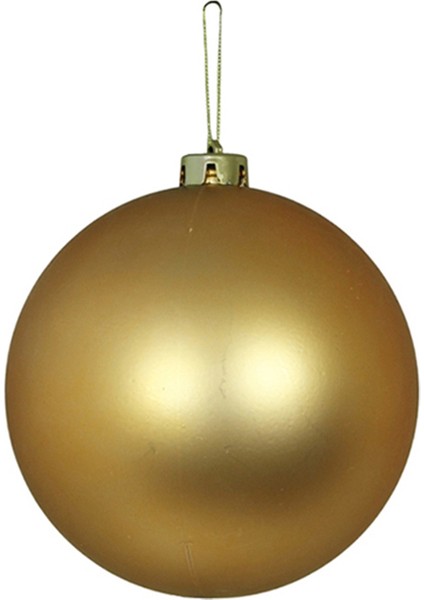 Yılbaşı Süsü Mat Top Şampanya 20 cm