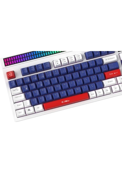 Spectrum K1 Fonksiyonel Çift LCD Ekran & Çift Rgb - Ses Kontrolcülü Membran 94 Tuşlu Spectrum Rgb Modlu Gaming Klavye Mavi-Kırmızı fiyatları