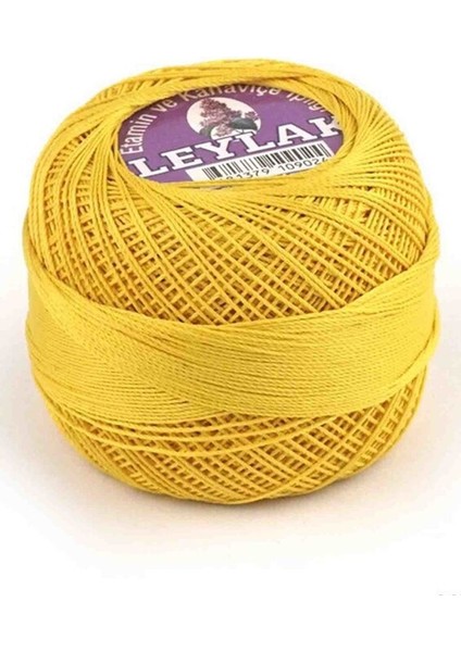 Etamin ve Kanaviçe Ipliği 6 Kat 25GR - Sarı - 6487
