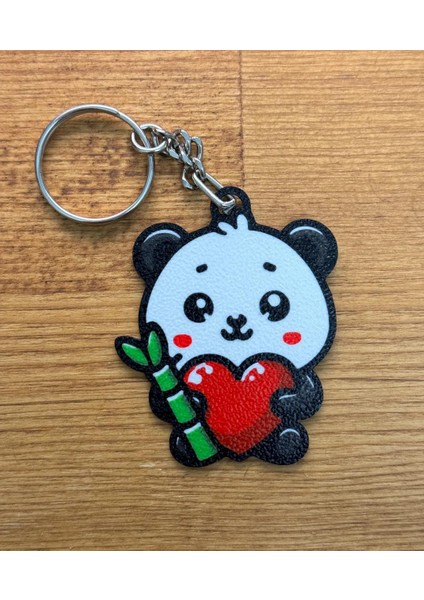 Panda Sevimli Figür Karakter Anahtarlık