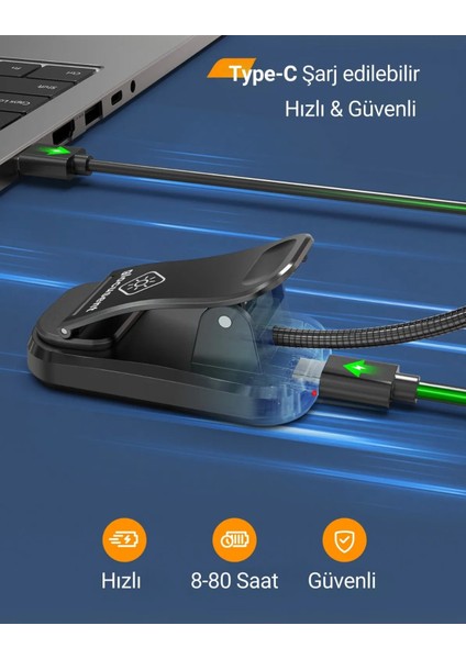 Şarjlı LED Masa, Kitap Lambası Çalışma, Okuma, Tamirci Ergonomik Esnek Şarjlı Type C fiyatları