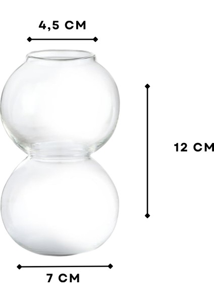 Sfera Mini Cam Vazo Çiçeklik 12 cm modelleri