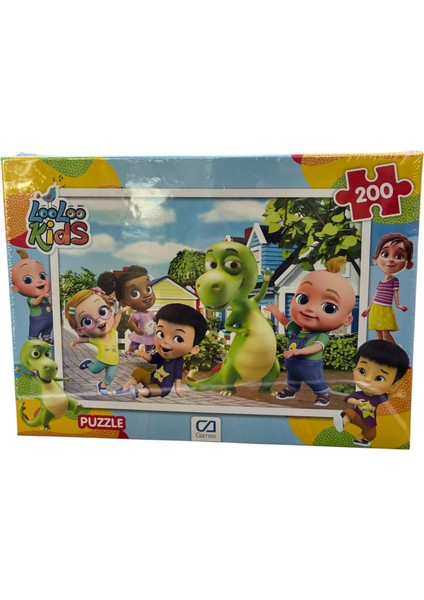 Loo Loo Kids 200 Parça Puzzle
