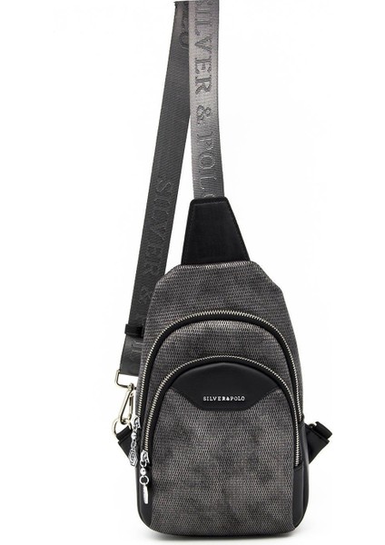 Silver & Polo M.gümüş - Siyah SP959 Kadın Bel Çantası modelleri