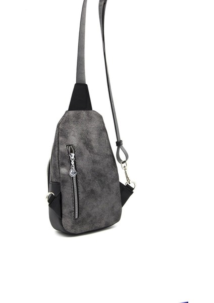 Silver & Polo M.gümüş - Siyah SP959 Kadın Bel Çantası indirimleri