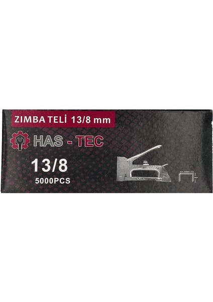 Zımba Teli 13/8 mm | 5000 Adet, Güçlü ve Dayanıklı Çelik Tel, Profesyonel Zımba Tabancaları Için fırsatları