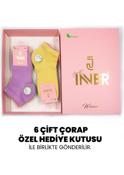 Kadın Çorap 6'lı Patik (Bambu) fiyatları