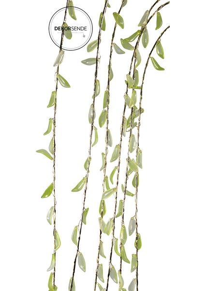 Yılbaşı Süsü Yapraklı Sarkıt Dal Yeşil 110 cm fiyatları